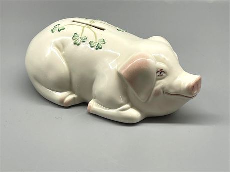 Belleek Piggy Bank