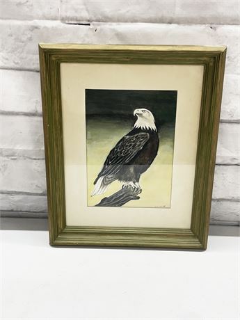 Eagle Watercolor Painting