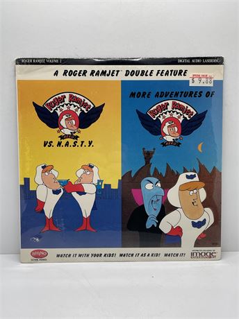SEALED Roger Ramjet Double Feature Laser Disc