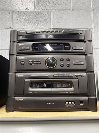 Sharp CD/Cassette/AM/FM Player
