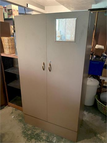 Two-Door Metal Storage Cabinet