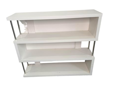 Baxton Studio 3-Shelf Modern Bookcase