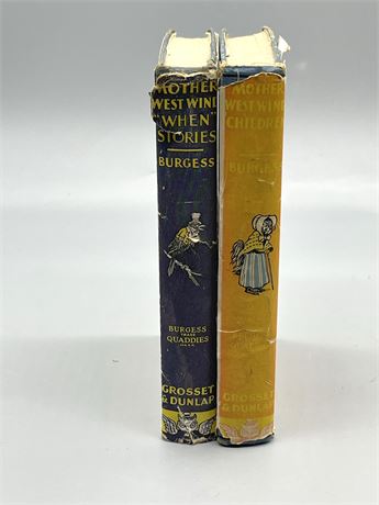Pair of Thornton W. Burgess Books