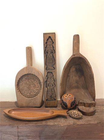 Carved and Decorative Wood Lot