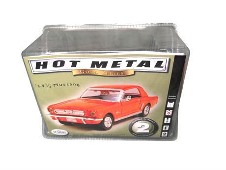 Testors Hot Metal 1964 1/2 Mustang Diecast Metal Model Kit
