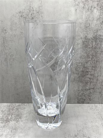 Large/Heavy Lead Crystal Vase