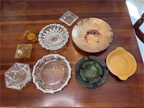 Vintage Ashtray Lot