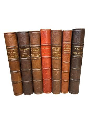 Antique 19th Century French Books