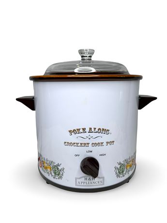 Vintage Crock-Pot "Poke Along 3.5 Quart Slow Cooker