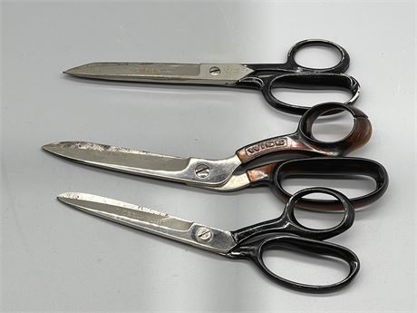Three (3) Pairs of Wiss Scissors