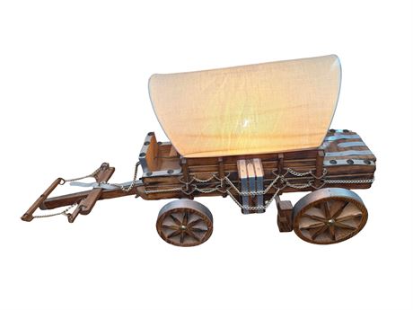 Vintage Texarkana Stagecoach Table Lamp