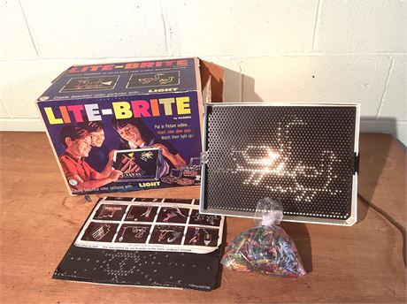 1967 Lite-Brite Toy Working