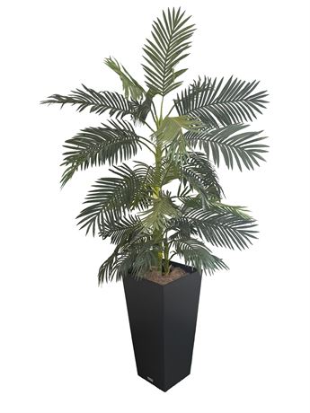 Veradek Faux Palm Tree with Large Planter