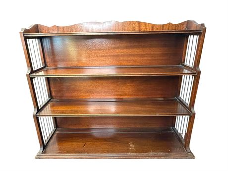 Antique Wood Four-Tier Shelf