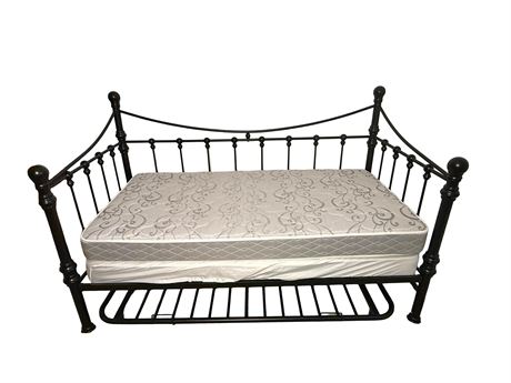 Black Metal Twin Daybed