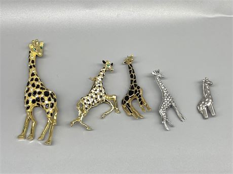 Giraffe Pins