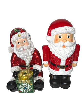 Christmas Large Resin Santas Figures