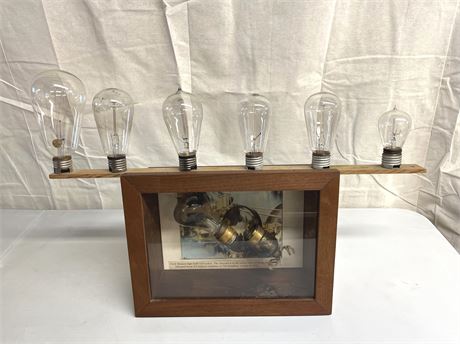 Early Filament Bulb Display