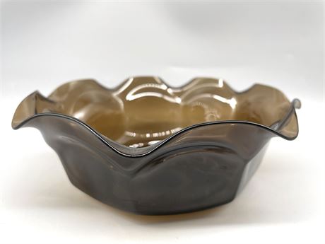 Lenox Amber Glass Bowl