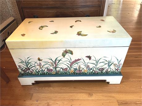 Hand Painted Blanket Chest