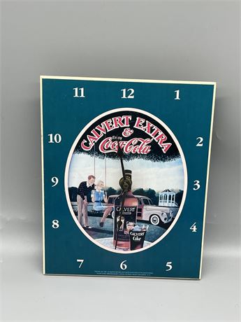 Calvert Extra & Coca Cola Clock