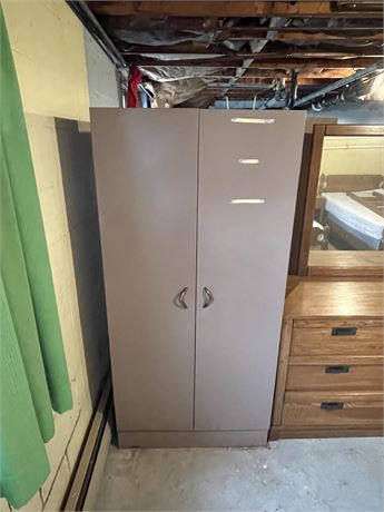 Two (2) Door Metal Cabinet