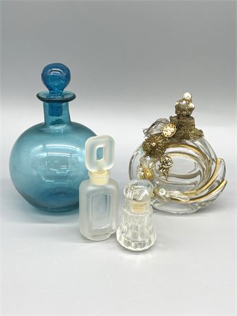 Variety Lot of Four (4) Perfume Bottles