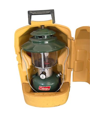Vintage Coleman Lantern with Case