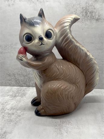 13" Tall Ceramic Squirrel Bank