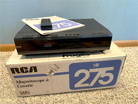 RCA VR 275 VCR w/ Linear Stereo