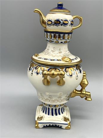 Porcelain Samovar and Teapot