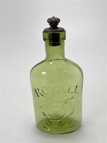 Antique Royall Lyme Display Bottle