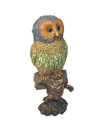 Two (2) Owl Figurine Decoratives