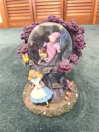 Alice in Wonderland Snow Globe Music Box