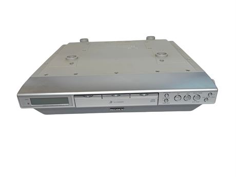 Sony Under Cabinet Kitchen CD Clock Radio CD Changer