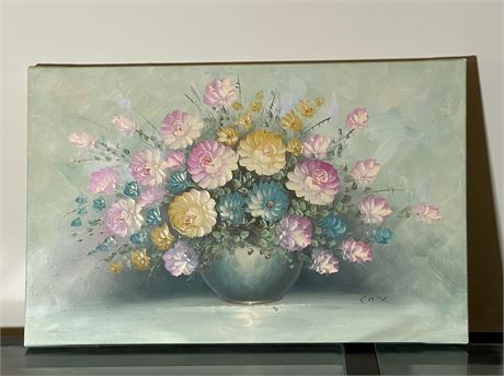 Floral Oil on Canvas
