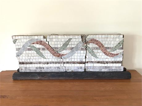 Antique Marble Mosaic Display