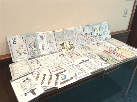 Model Plane Decals Lot 6