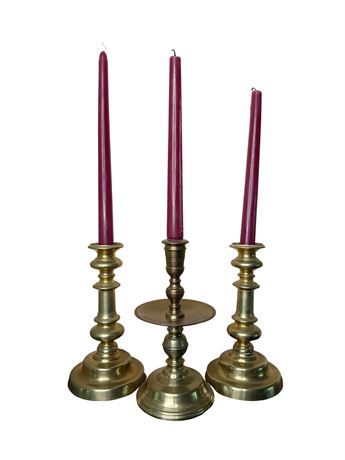 Brass Candlestick Holders