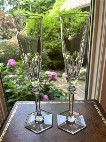 Baccarat Crystal Champagne Flutes