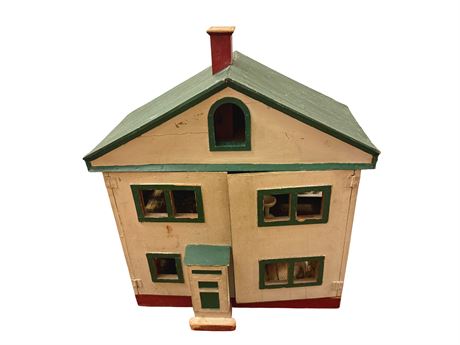 Vintage Wood Doll House