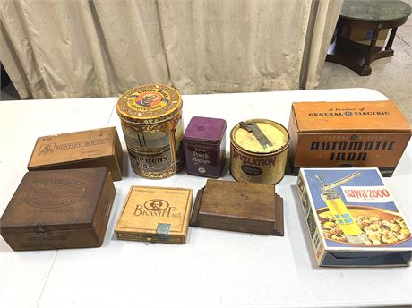 Vintage Boxes and Advertising