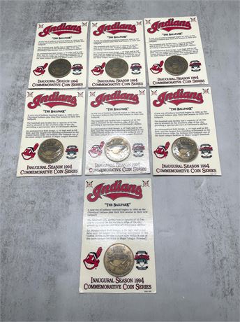 Cleveland Indians 1994 Inaugural Season Coins