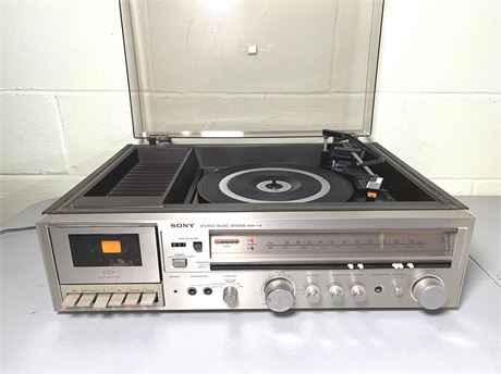 Sony Stereo Music System with Turntable