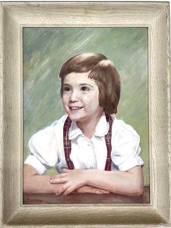 Beatrice Werley Oil on Canvas Portrait Lot 3