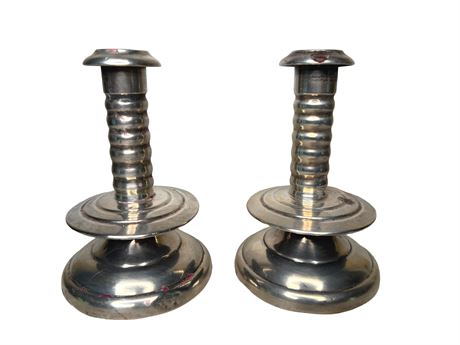 Mayflower Sterling Silver Candlestick Holders