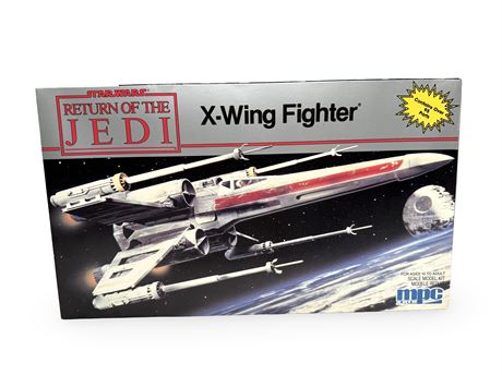 1983 MPC Star Wars Return of the Jedi X-Wing Fighter Model Kit