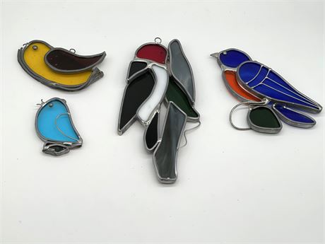 Stained Glass Birds