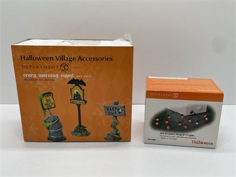 Halloween Villages Accessories