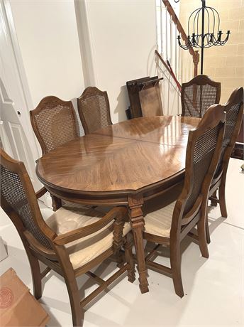 Wood Dining Table w/ Chairs